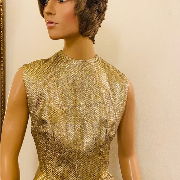 60’s Glitzy peplum top by Sydney Heller, New York - Picture 3 of 7